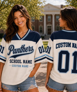 Personalized Mascot Name And Number Teacher Mesh Jersey