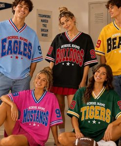 Personalized Mascot Name And Number Teacher Mesh Jersey