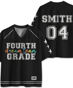 Personalized Grade And Name Dream Team Teacher Mesh Jersey
