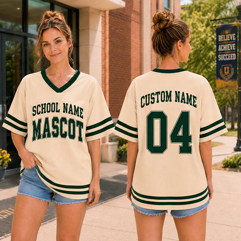 Personalized School Name Mascot Name And Number Teacher Mesh Jersey - Image 8