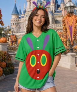 Personalized Very Hungry Caterpillar Baseball Jersey