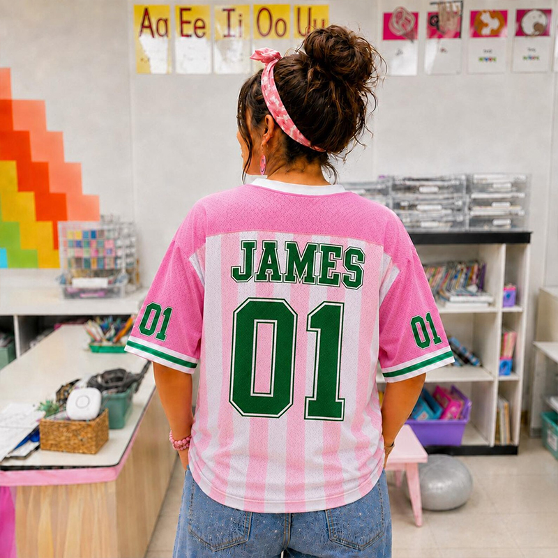 Personalized Name Specials Team Teacher Mesh Jersey - Image 4