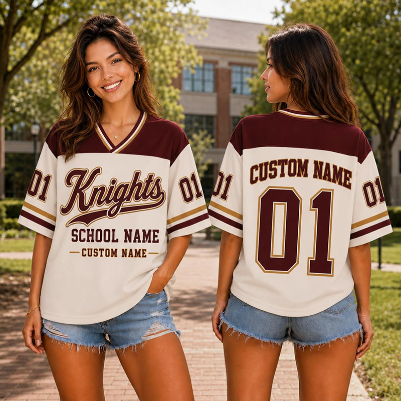 Personalized Mascot Name And Number Teacher Mesh Jersey - Image 3