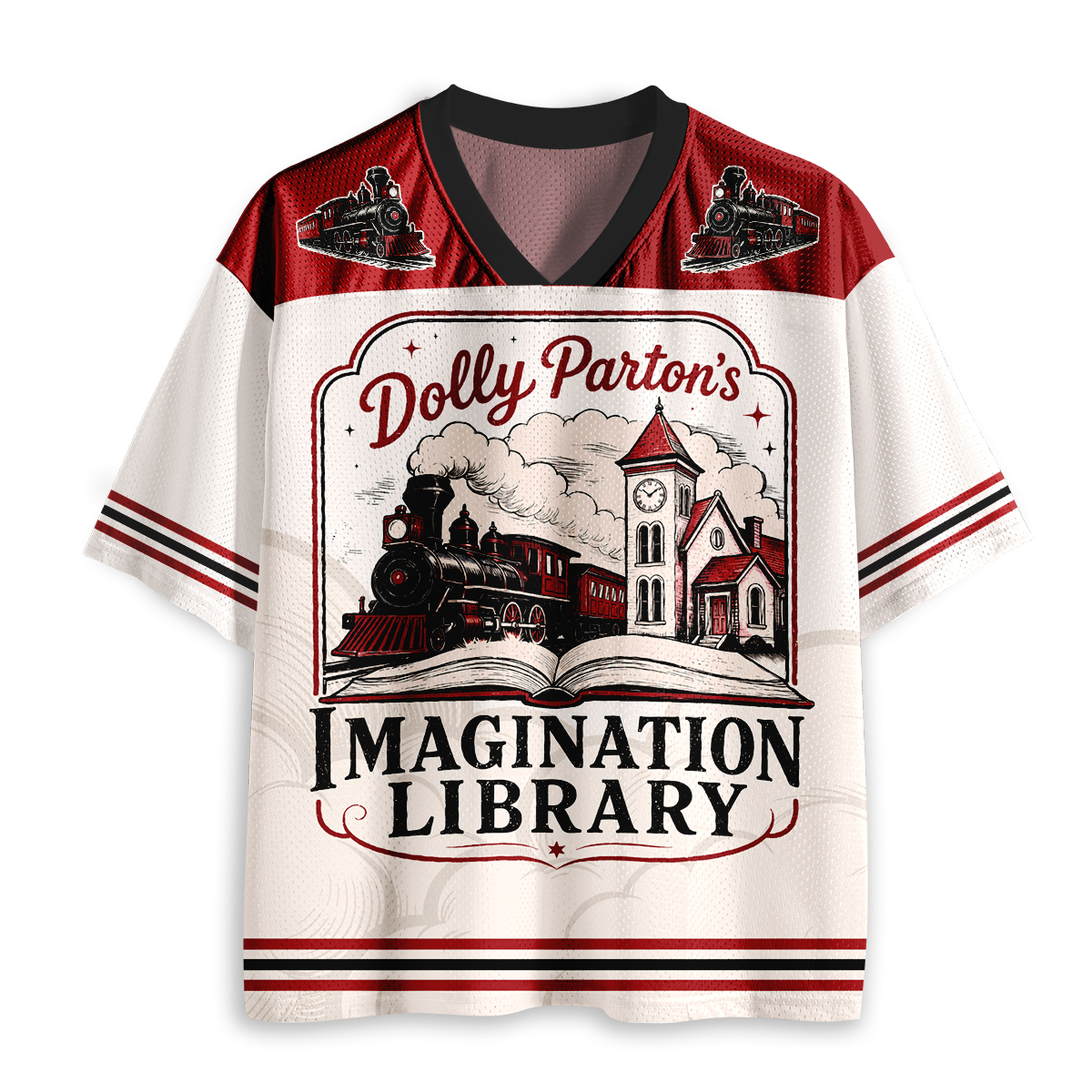 Dolly 's Imagination Library Teacher Mesh Jersey - Image 2
