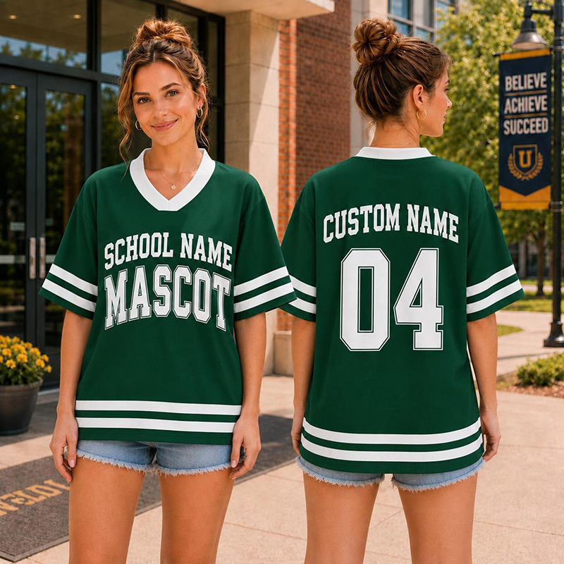 Personalized School Name Mascot Name And Number Teacher Mesh Jersey - Image 9
