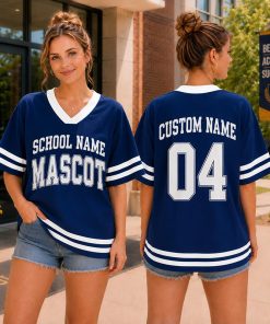 Personalized School Name Mascot Name And Number Teacher Mesh Jersey