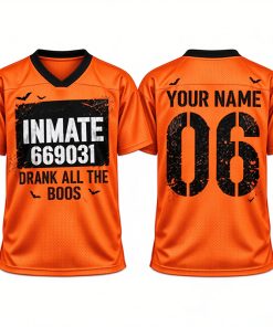 Personalized Name Inmate Drank All The Boos Teacher Mesh Jersey