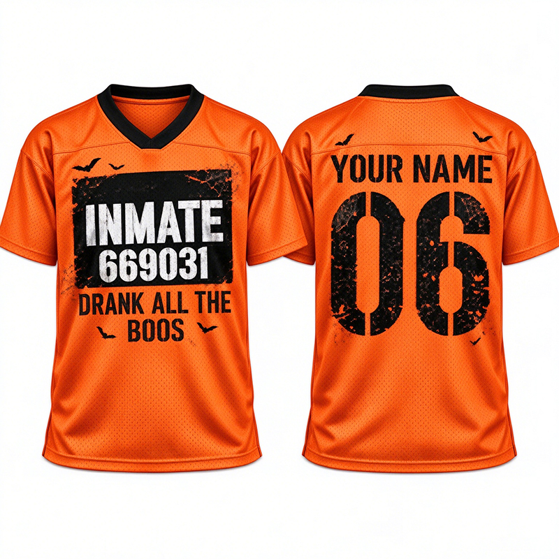 Personalized Name Inmate Drank All The Boos Teacher Mesh Jersey