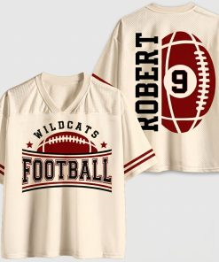Personalized Name And Number Mascot Teacher Mesh Jersey